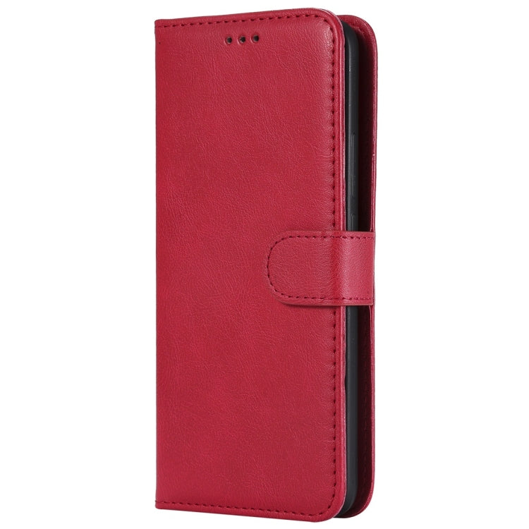 For Huawei Mate 20 Pro Solid Color Horizontal Flip Protective Case with Holder & Card Slots & Wallet & Photo Frame & Lanyard