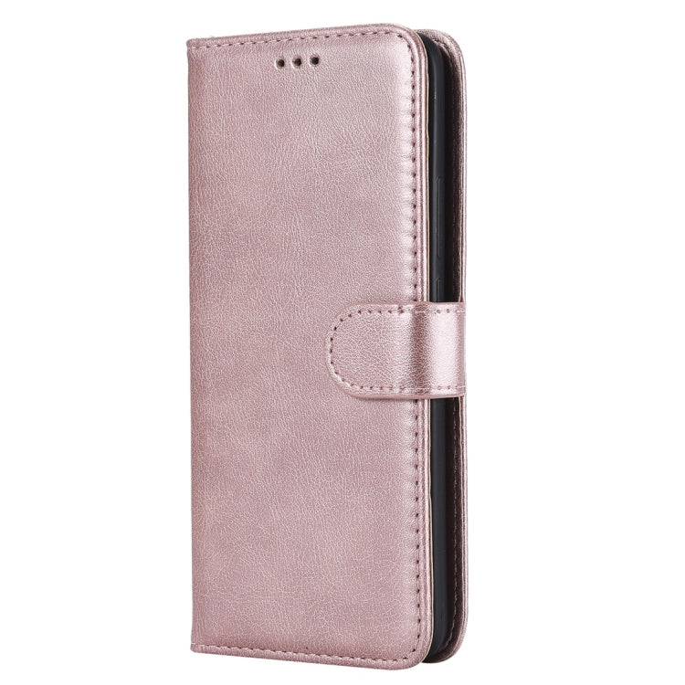 For Huawei Mate 20 Pro Solid Color Horizontal Flip Protective Case with Holder & Card Slots & Wallet & Photo Frame & Lanyard