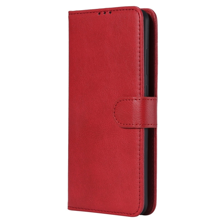 For Huawei Mate 20 Solid Color Horizontal Flip Protective Case with Holder & Card Slots & Wallet & Photo Frame & Lanyard