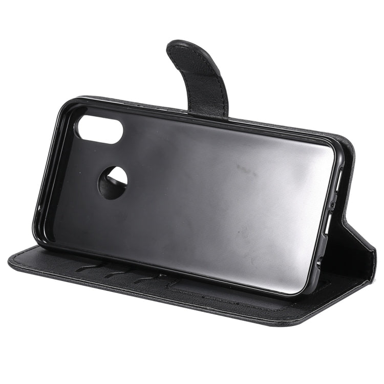 For Huawei nova 3i Solid Color Horizontal Flip Protective Case with Holder & Card Slots & Wallet & Photo Frame & Lanyard