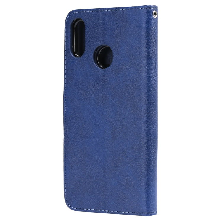 For Huawei nova 3i Solid Color Horizontal Flip Protective Case with Holder & Card Slots & Wallet & Photo Frame & Lanyard