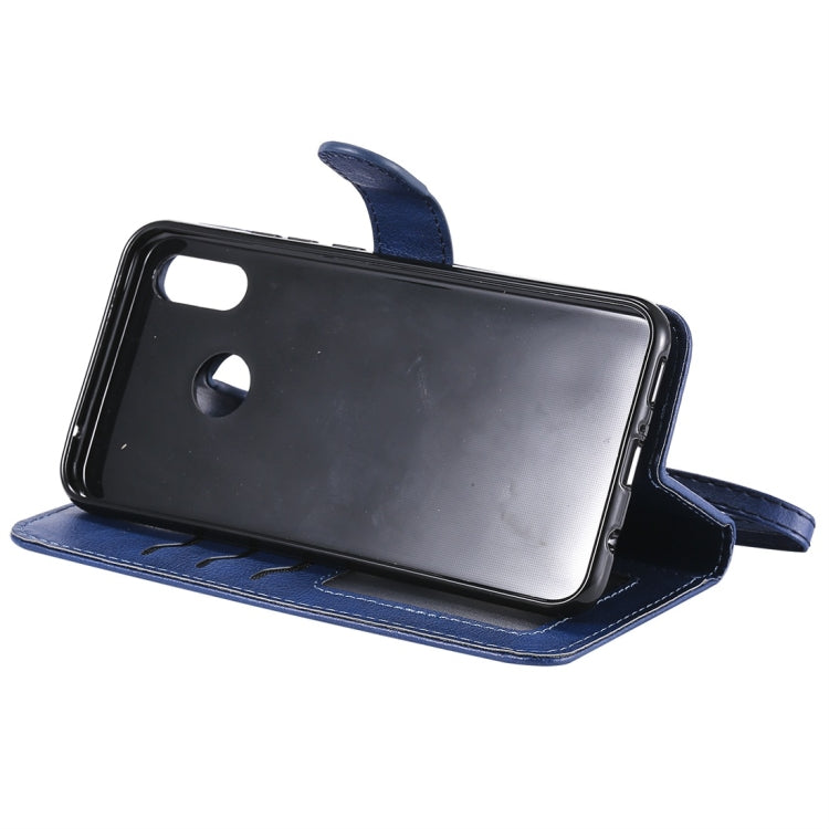 For Huawei nova 3i Solid Color Horizontal Flip Protective Case with Holder & Card Slots & Wallet & Photo Frame & Lanyard