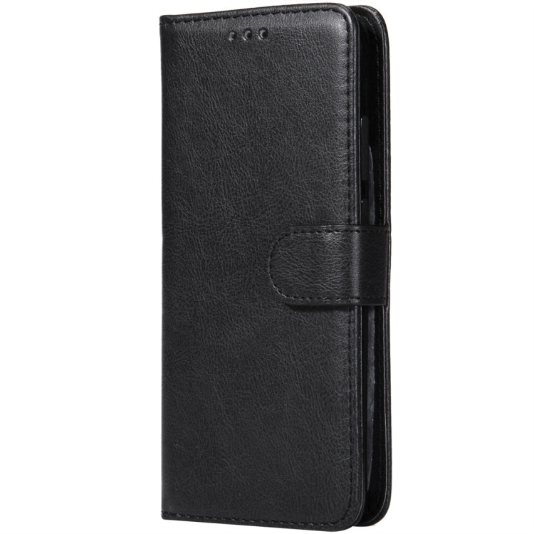 For Huawei P20 Solid Color Horizontal Flip Protective Case with Holder & Card Slots & Wallet & Photo Frame & Lanyard