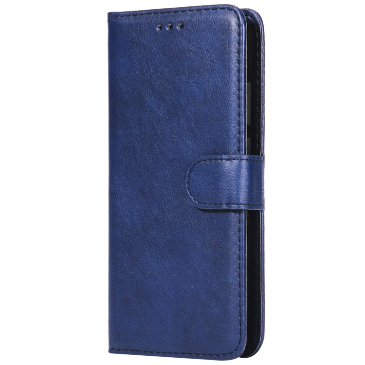 For Huawei P20 Solid Color Horizontal Flip Protective Case with Holder & Card Slots & Wallet & Photo Frame & Lanyard