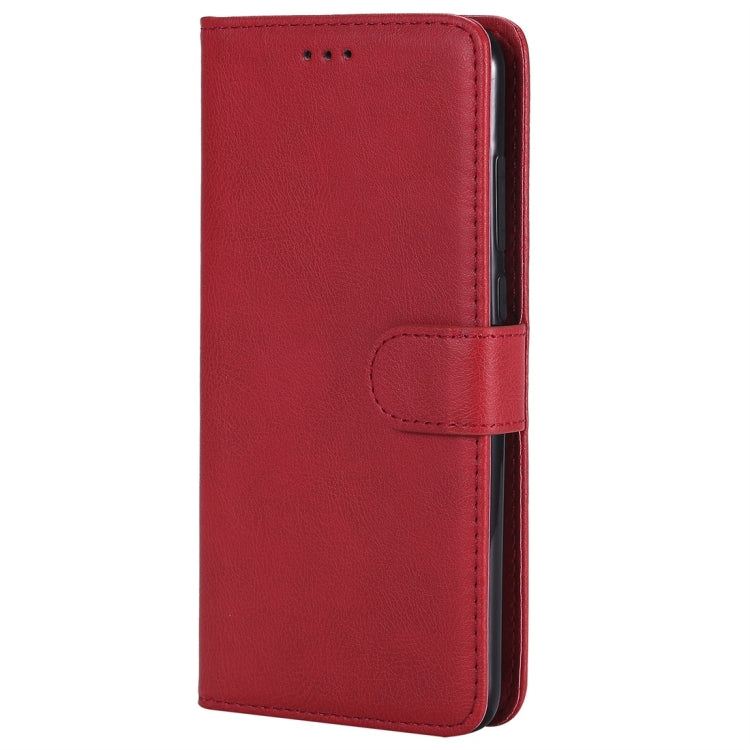 For Huawei P20 Pro Solid Color Horizontal Flip Protective Case with Holder & Card Slots & Wallet & Photo Frame & Lanyard