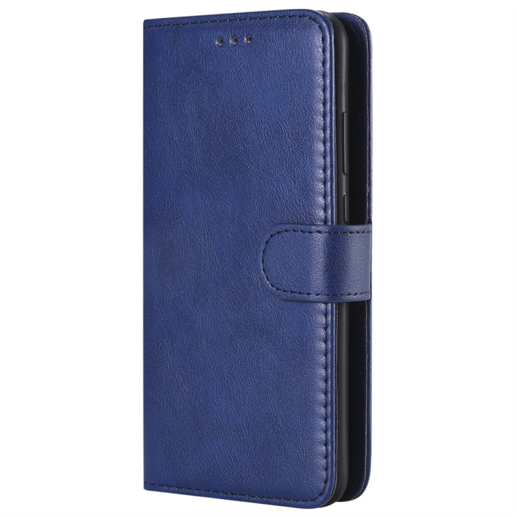 For Huawei P30 Solid Color Horizontal Flip Protective Case with Holder & Card Slots & Wallet & Photo Frame & Lanyard