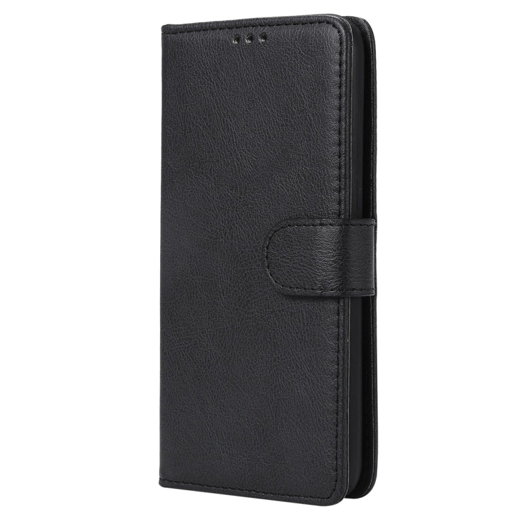 For Huawei Y5 Prime (2018) Solid Color Horizontal Flip Protective Case with Holder & Card Slots & Wallet & Photo Frame & Lanyard