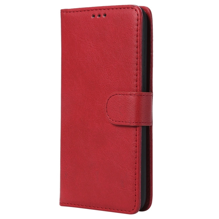 For Huawei Y5 Prime (2018) Solid Color Horizontal Flip Protective Case with Holder & Card Slots & Wallet & Photo Frame & Lanyard