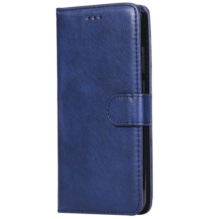 For Huawei Y6 (2018) / Honor 7A Solid Color Horizontal Flip Protective Case with Holder & Card Slots & Wallet & Photo Frame & Lanyard