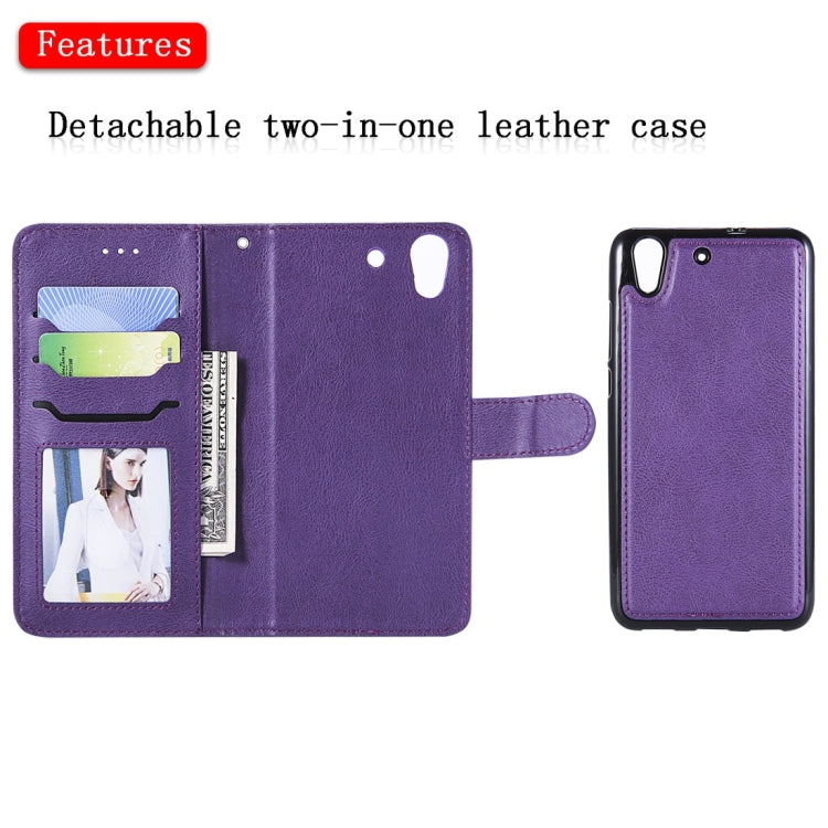 For Huawei Y6 (2019) Solid Color Horizontal Flip Protective Case with Holder & Card Slots & Wallet & Photo Frame & Lanyard