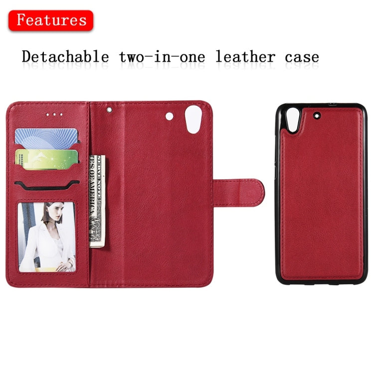 For Huawei Y6 (2019) Solid Color Horizontal Flip Protective Case with Holder & Card Slots & Wallet & Photo Frame & Lanyard