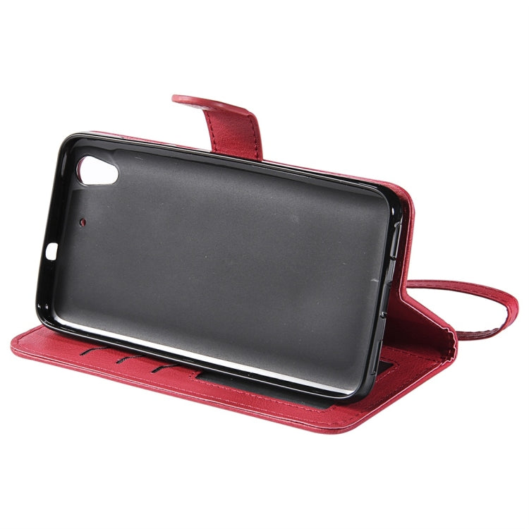 For Huawei Y6 (2019) Solid Color Horizontal Flip Protective Case with Holder & Card Slots & Wallet & Photo Frame & Lanyard
