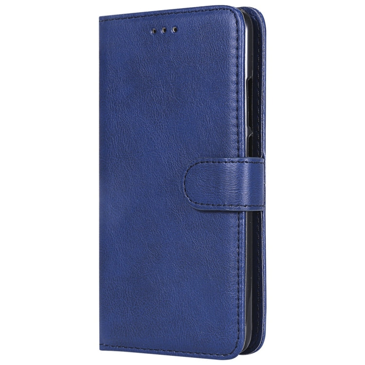 For Huawei Y7 Prime Solid Color Horizontal Flip Protective Case with Holder & Card Slots & Wallet & Photo Frame & Lanyard