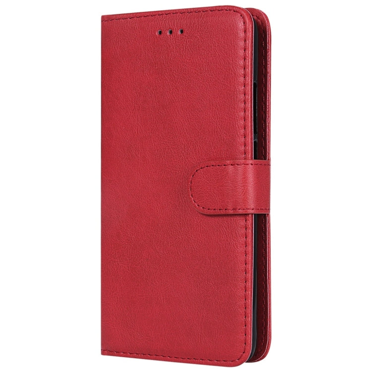 For Huawei Y7 Prime Solid Color Horizontal Flip Protective Case with Holder & Card Slots & Wallet & Photo Frame & Lanyard