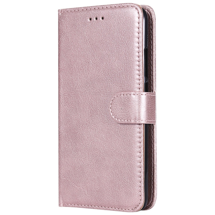For Huawei Y7 Prime Solid Color Horizontal Flip Protective Case with Holder & Card Slots & Wallet & Photo Frame & Lanyard