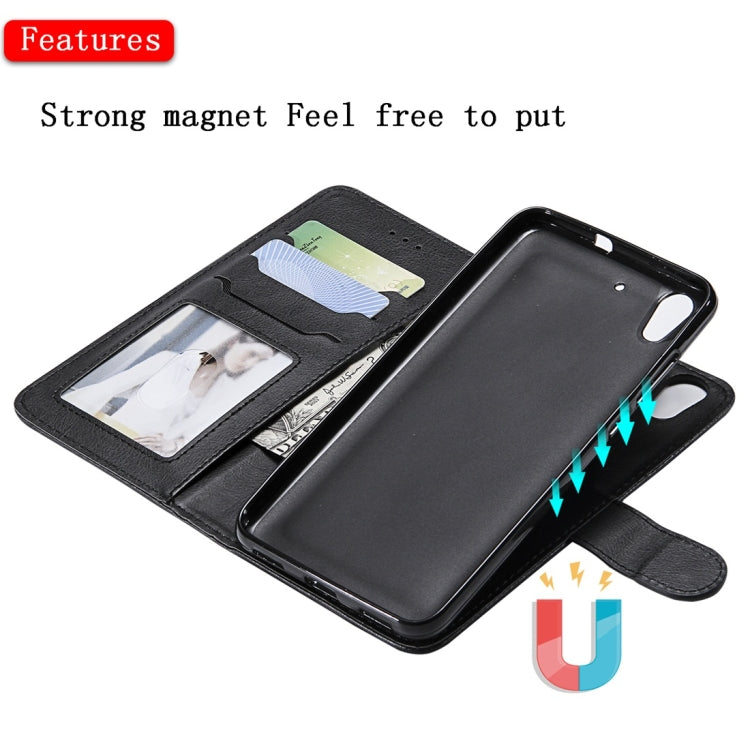 For Huawei Y7 Pro / Honor 7C Solid Color Horizontal Flip Protective Case with Holder & Card Slots & Wallet & Photo Frame & Lanyard