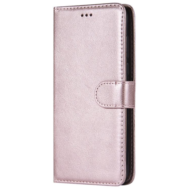 For Huawei Y7 Pro / Honor 7C Solid Color Horizontal Flip Protective Case with Holder & Card Slots & Wallet & Photo Frame & Lanyard