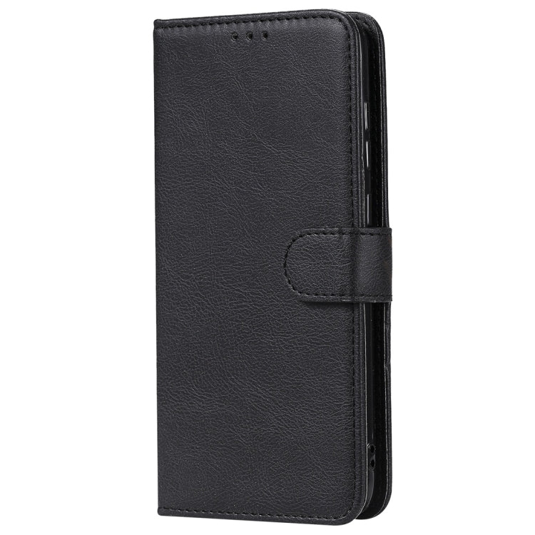 For Huawei Enjoy 9 / Y7 (2019) Solid Color Horizontal Flip Protective Case with Holder & Card Slots & Wallet & Photo Frame & Lanyard