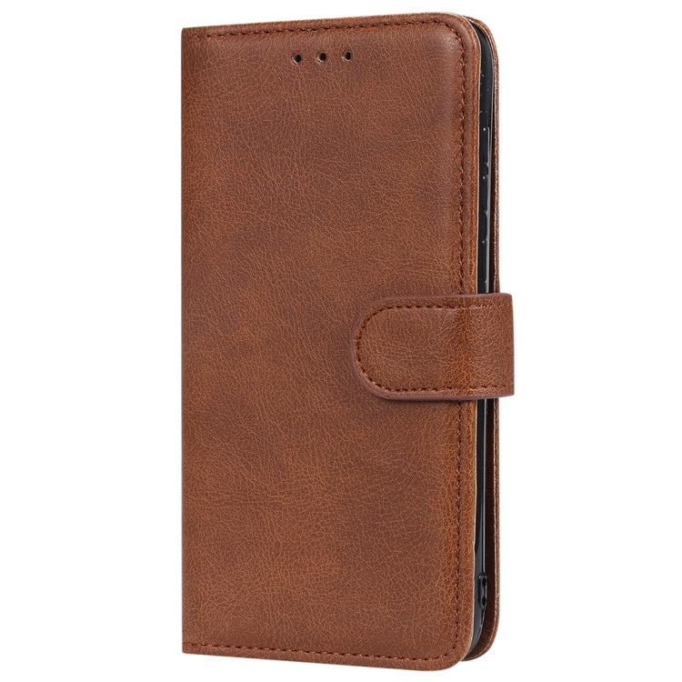 For Huawei Honor 8s / Y5 (2019) Solid Color Horizontal Flip Protective Case with Holder & Card Slots & Wallet & Photo Frame & Lanyard