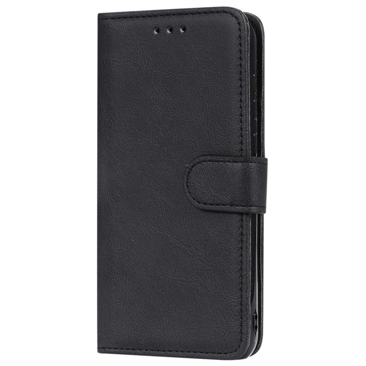 For Huawei Honor 8s / Y5 (2019) Solid Color Horizontal Flip Protective Case with Holder & Card Slots & Wallet & Photo Frame & Lanyard