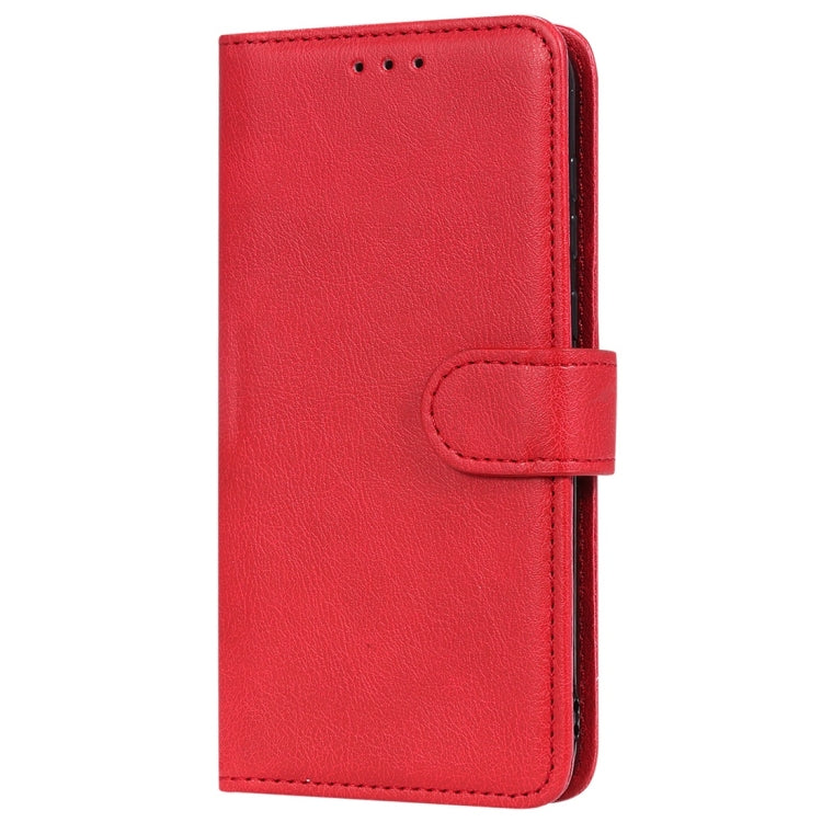 For Huawei Honor 8s / Y5 (2019) Solid Color Horizontal Flip Protective Case with Holder & Card Slots & Wallet & Photo Frame & Lanyard