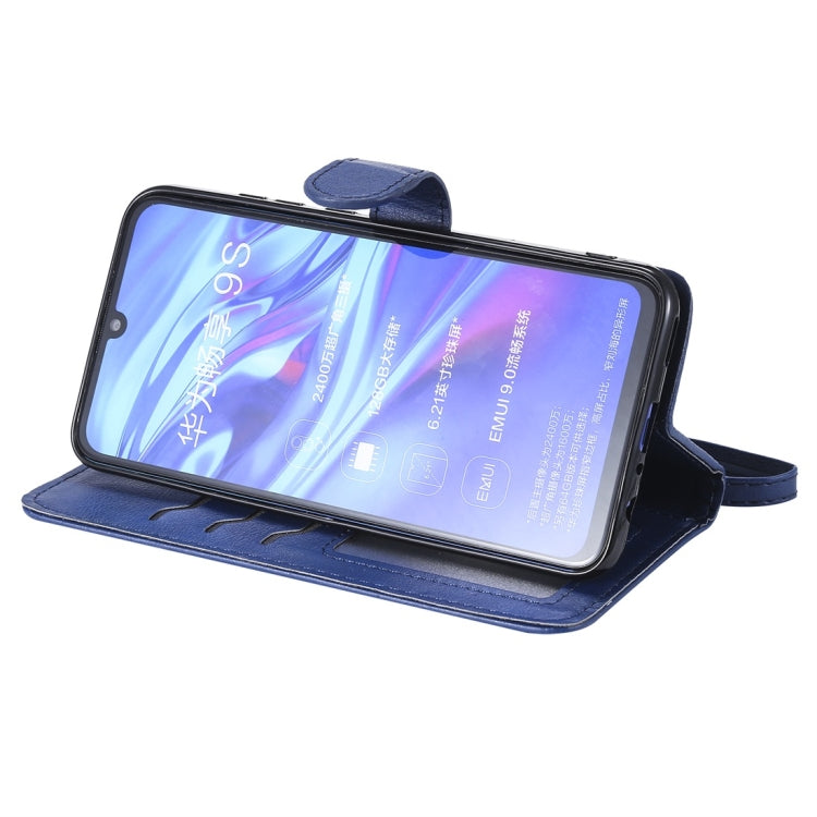 For Huawei Honor 10i Solid Color Horizontal Flip Protective Case with Holder & Card Slots & Wallet & Photo Frame & Lanyard