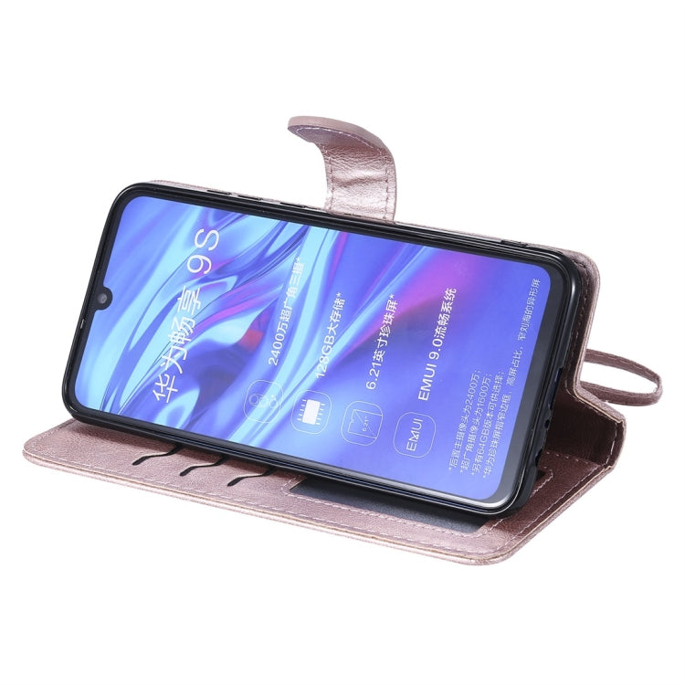 For Huawei Honor 10i Solid Color Horizontal Flip Protective Case with Holder & Card Slots & Wallet & Photo Frame & Lanyard