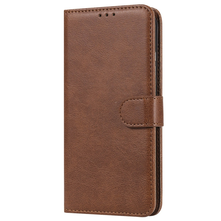 For Huawei Honor 8A / Y6 (2019) Solid Color Horizontal Flip Protective Case with Holder & Card Slots & Wallet & Photo Frame & Lanyard