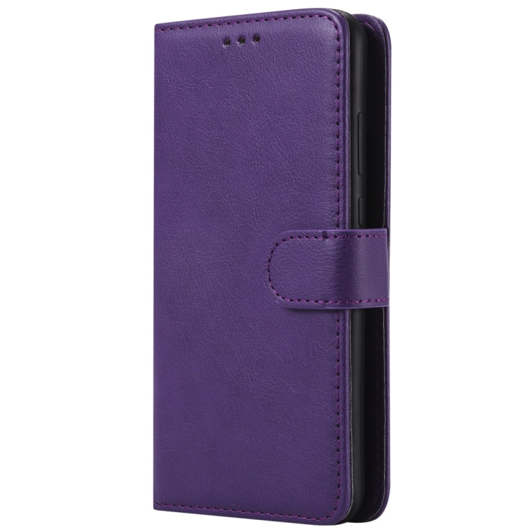 For Huawei Honor 10 Lite Solid Color Horizontal Flip Protective Case with Holder & Card Slots & Wallet & Photo Frame & Lanyard