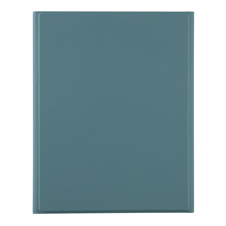 A07B-A Lambskin Texture Square Keycap Bluetooth Keyboard Leather Case with Touch Control For iPad 9.7 2018 & 2017 / Pro 9.7 inch / Air 2