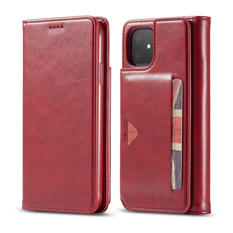 For iPhone 11 Forwenw Multi-card Series Horizontal Flip PU Leather Case with Holder & Card Slots & Wallet