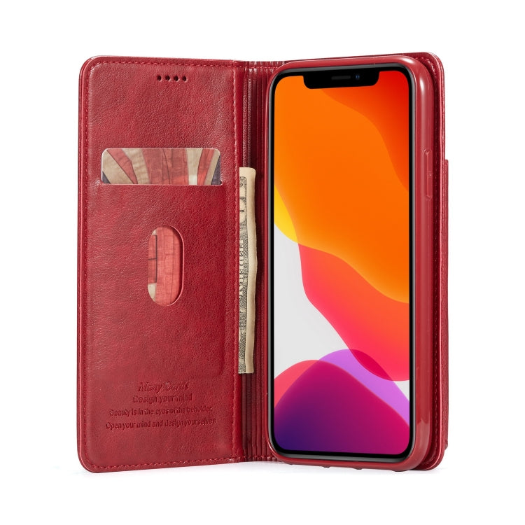 For iPhone 11 Forwenw Multi-card Series Horizontal Flip PU Leather Case with Holder & Card Slots & Wallet