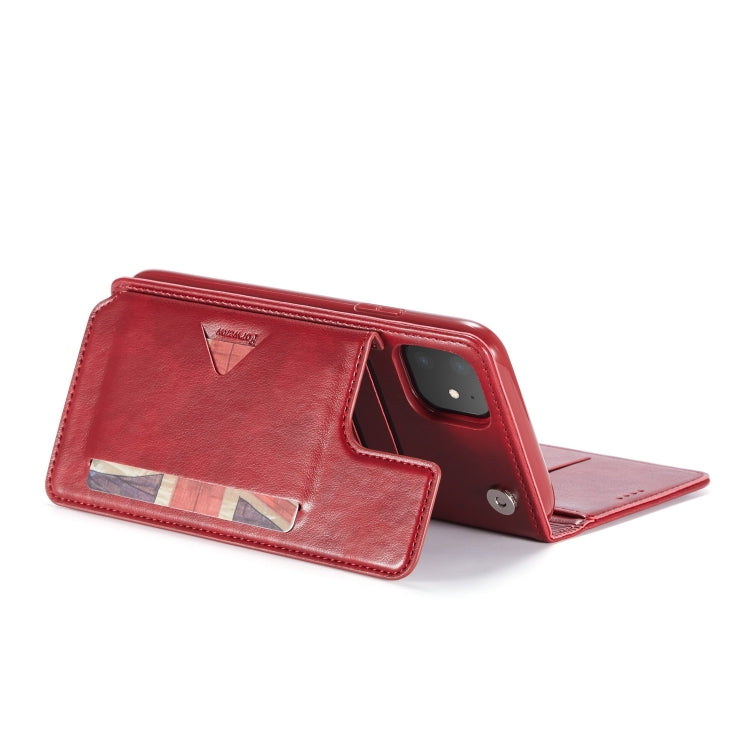 For iPhone 11 Forwenw Multi-card Series Horizontal Flip PU Leather Case with Holder & Card Slots & Wallet