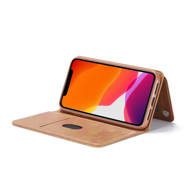 For iPhone 11 Forwenw Multi-card Series Horizontal Flip PU Leather Case with Holder & Card Slots & Wallet