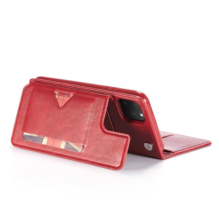 For iPhone 11 Pro Forwenw Multi-card Series Horizontal Flip PU Leather Case with Holder & Card Slots & Wallet