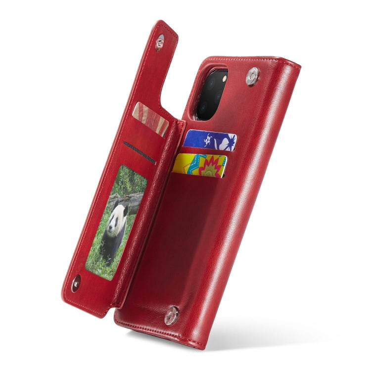 For iPhone 11 Pro Forwenw Multi-card Series Horizontal Flip PU Leather Case with Holder & Card Slots & Wallet