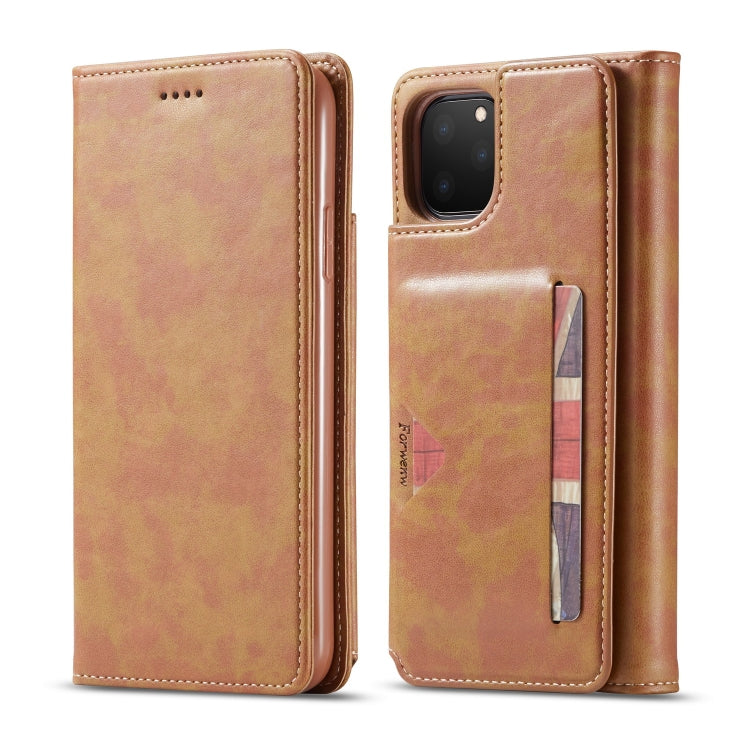 For iPhone 11 Pro Forwenw Multi-card Series Horizontal Flip PU Leather Case with Holder & Card Slots & Wallet