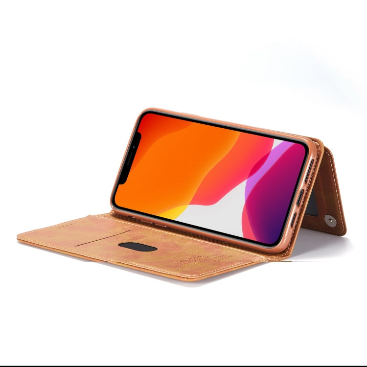For iPhone 11 Pro Forwenw Multi-card Series Horizontal Flip PU Leather Case with Holder & Card Slots & Wallet