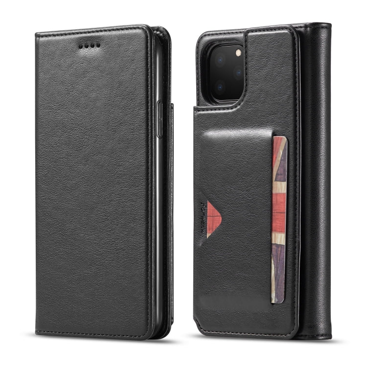For iPhone 11 Pro Max Forwenw Multi-card Series Horizontal Flip PU Leather Case with Holder & Card Slots & Wallet
