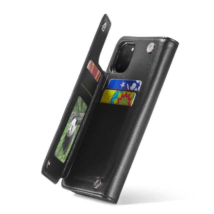 For iPhone 11 Pro Max Forwenw Multi-card Series Horizontal Flip PU Leather Case with Holder & Card Slots & Wallet