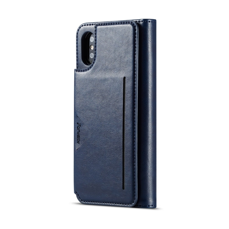 For iPhone X / XS Forwenw Multi-card Series Horizontal Flip PU Leather Case with Holder & Card Slots & Wallet