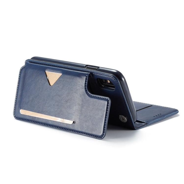For iPhone X / XS Forwenw Multi-card Series Horizontal Flip PU Leather Case with Holder & Card Slots & Wallet