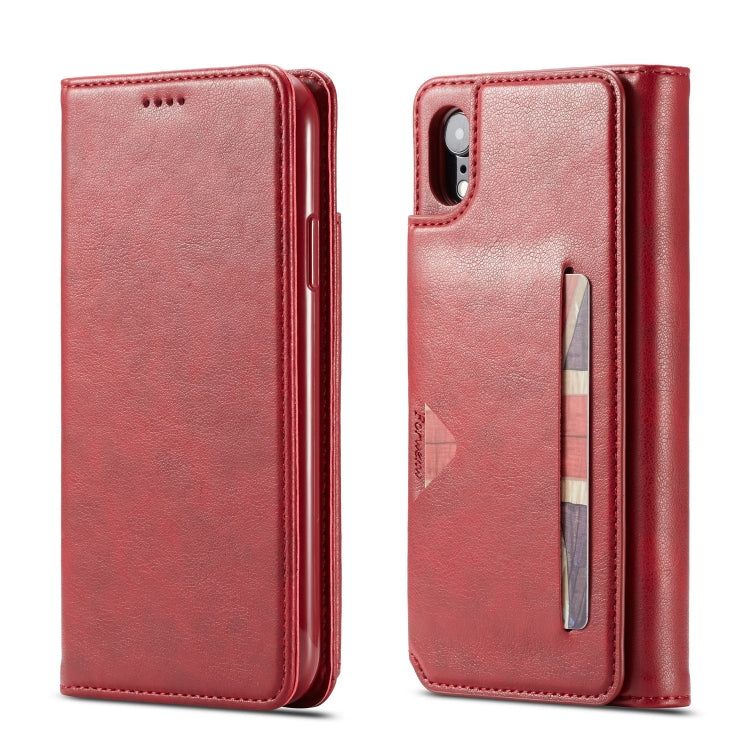 For iPhone XR Forwenw Multi-card Series Horizontal Flip PU Leather Case with Holder & Card Slots & Wallet