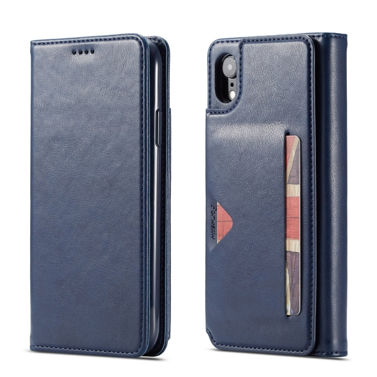 For iPhone XR Forwenw Multi-card Series Horizontal Flip PU Leather Case with Holder & Card Slots & Wallet