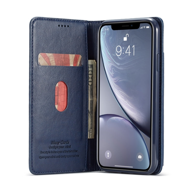 For iPhone XR Forwenw Multi-card Series Horizontal Flip PU Leather Case with Holder & Card Slots & Wallet