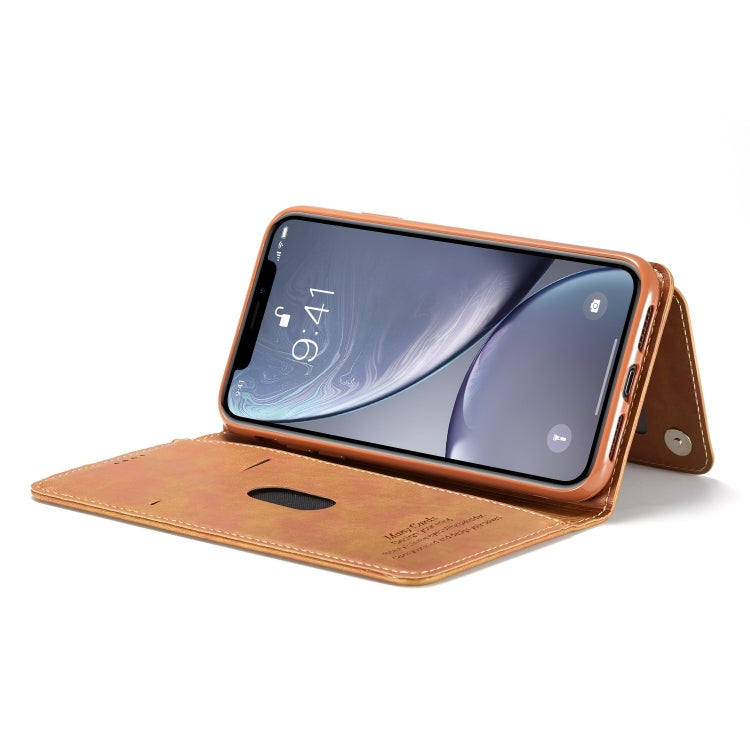 For iPhone XR Forwenw Multi-card Series Horizontal Flip PU Leather Case with Holder & Card Slots & Wallet