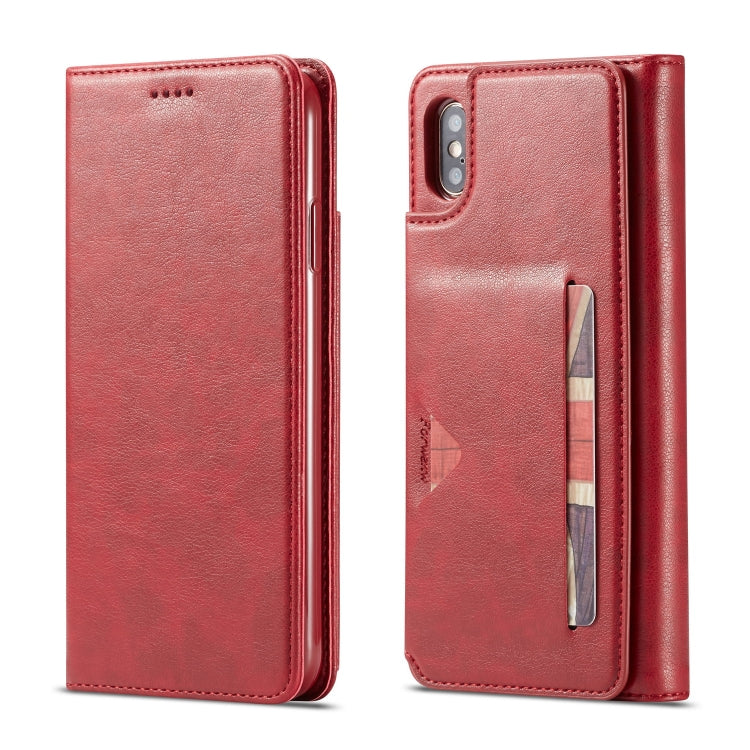 For iPhone XS Max Forwenw Multi-card Series Horizontal Flip PU Leather Case with Holder & Card Slots & Wallet