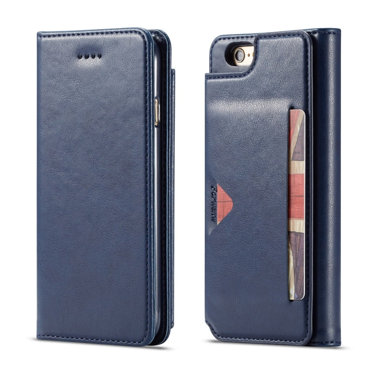 For iPhone 6s Plus / 6 Plus Forwenw Multi-card Series Horizontal Flip PU Leather Case with Holder & Card Slots & Wallet