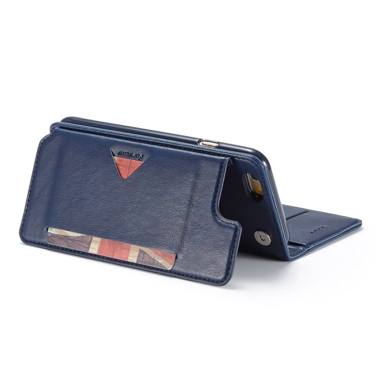 For iPhone 6s Plus / 6 Plus Forwenw Multi-card Series Horizontal Flip PU Leather Case with Holder & Card Slots & Wallet