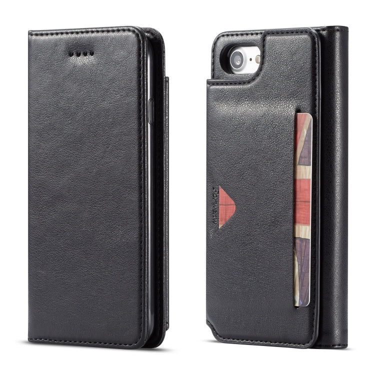 For iPhone SE 2022 / SE 2020 / 8 / 7 Forwenw Multi-card Series Horizontal Flip PU Leather Case with Holder & Card Slots & Wallet